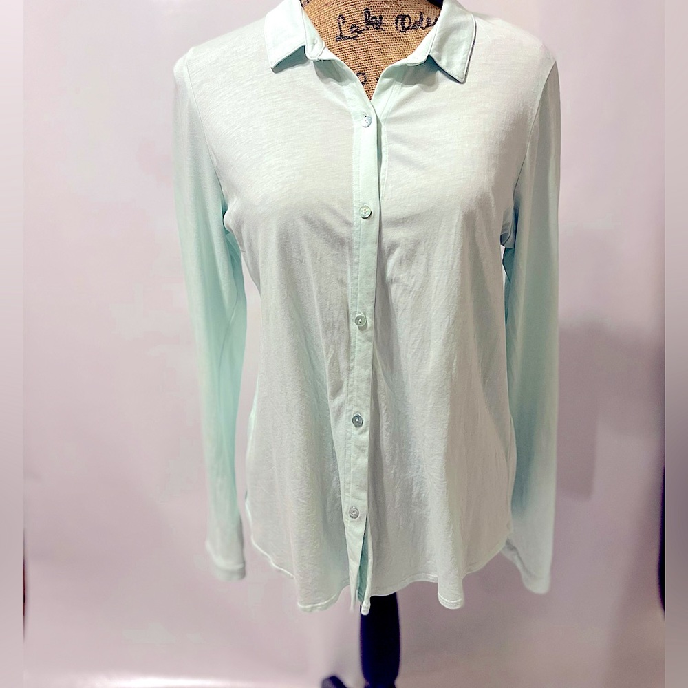 EILEEN FISHER Button Down Shirt Business Casual‎ size PL